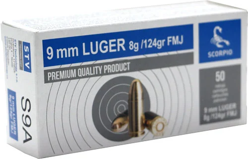 SCORPIO 9MM LUGER 124GR FMJ - 50RD 20BX/CS 3 SCORPIO 9MM LUGER 124GR FMJ - 50RD 20BX/CS - Image 3