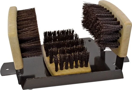 PSP BOOT BRUSH WITH SCRAPER 1 PSP BOOT BRUSH WITH SCRAPER