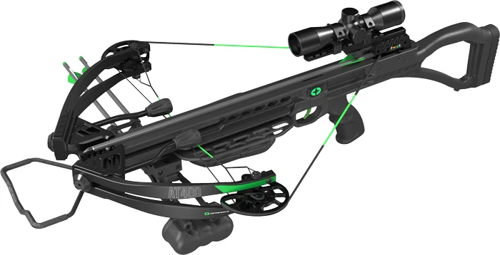 CENTERPOINT XBOW AT400 W/ - DETACHABLE CRANK 430FPS BLACK 1 CENTERPOINT XBOW AT400 W/ - DETACHABLE CRANK 430FPS BLACK