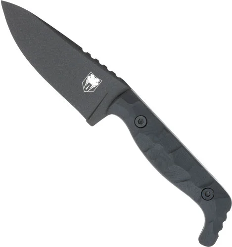 COBRATEC KINGPIN 4" FIXED BLD - BLACK D2 STEEL W/KYDEX SHEATH 1 COBRATEC KINGPIN 4" FIXED BLD - BLACK D2 STEEL W/KYDEX SHEATH
