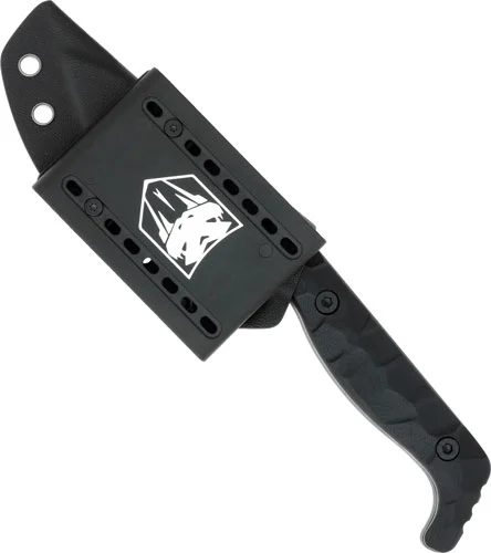 COBRATEC KINGPIN 4" FIXED BLD - BLACK D2 STEEL W/KYDEX SHEATH 2 COBRATEC KINGPIN 4" FIXED BLD - BLACK D2 STEEL W/KYDEX SHEATH - Image 2