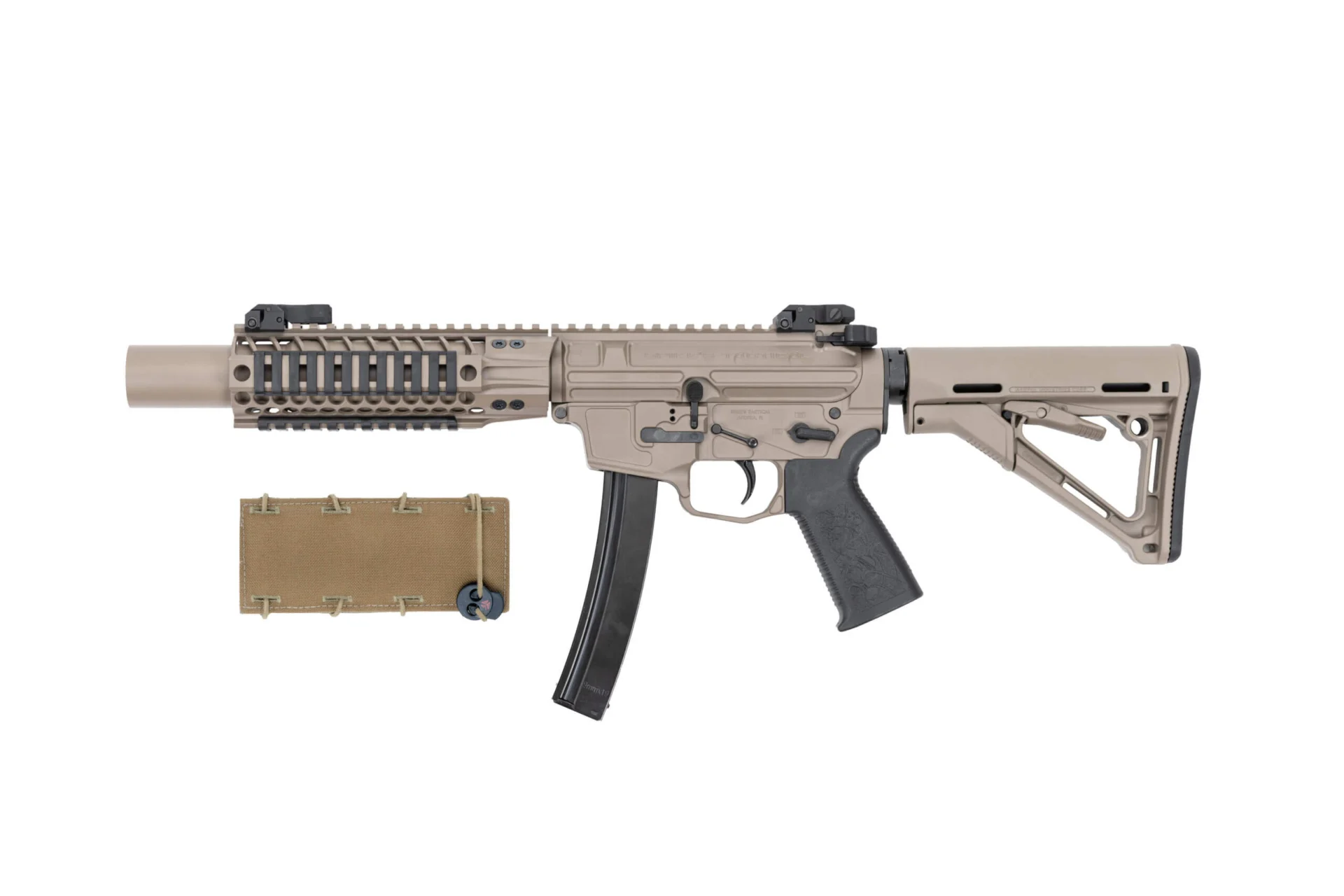Spike’s Tactical Mini-Recluse 9mm Integrally Suppressed SBR 3 FDE Spike’s Tactical Mini-Recluse 9mm integrally suppressed short barreled rifle with 6.75 inch barrel