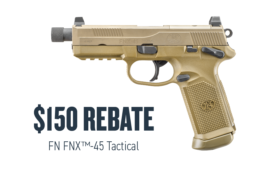 2024 Spring into Savings With A New FN March 1st - May 16th 2 FNX tactical 45 rebate