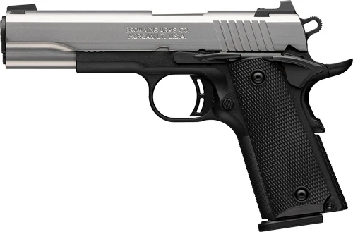 BROWNING 1911-380 STAINLESS - 380ACP 4.25"FS 8RD BLK/SS 2 BROWNING 1911-380 STAINLESS - 380ACP 4.25"FS 8RD BLK/SS - Image 2
