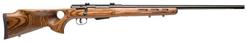 SAVAGE 25LW VARMINTER-T 22HORN - 24" ACU-TGR BLU/BRN LAM T-HOLE