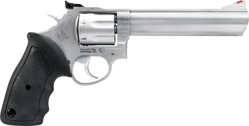 TAURUS 66 357MAG 6" AS 7-SHOT - MATTE STAINLESS STEEL RUBBER