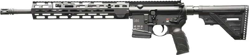 HK MR556 A4 5.56 10 RDS MATCH - BARREL THREADED BLACK