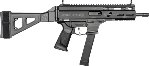 GRAND POWER STRIBOG SP9A3G 9MM - 8" BBL 30 RD MAG W/BRACE BLK