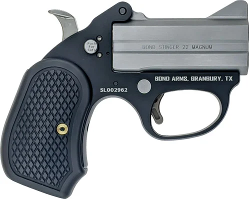 BOND ARMS STINGER FIREBALL - 22WMR MATTE SS 3" B6 GRIP