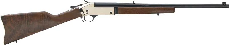 HENRY SINGLE BARREL 357/38 - 22" BRASS RECEIVER WALNUT