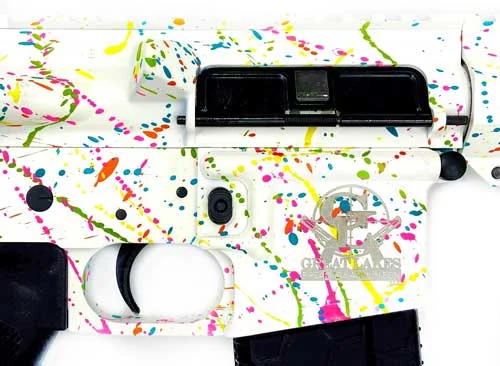 GLFA AR15 SPLATTER 223 WYLDE - 16" S/S BBL WHITE SPLATTER 2 GLFA AR15 SPLATTER 223 WYLDE - 16" S/S BBL WHITE SPLATTER - Image 2