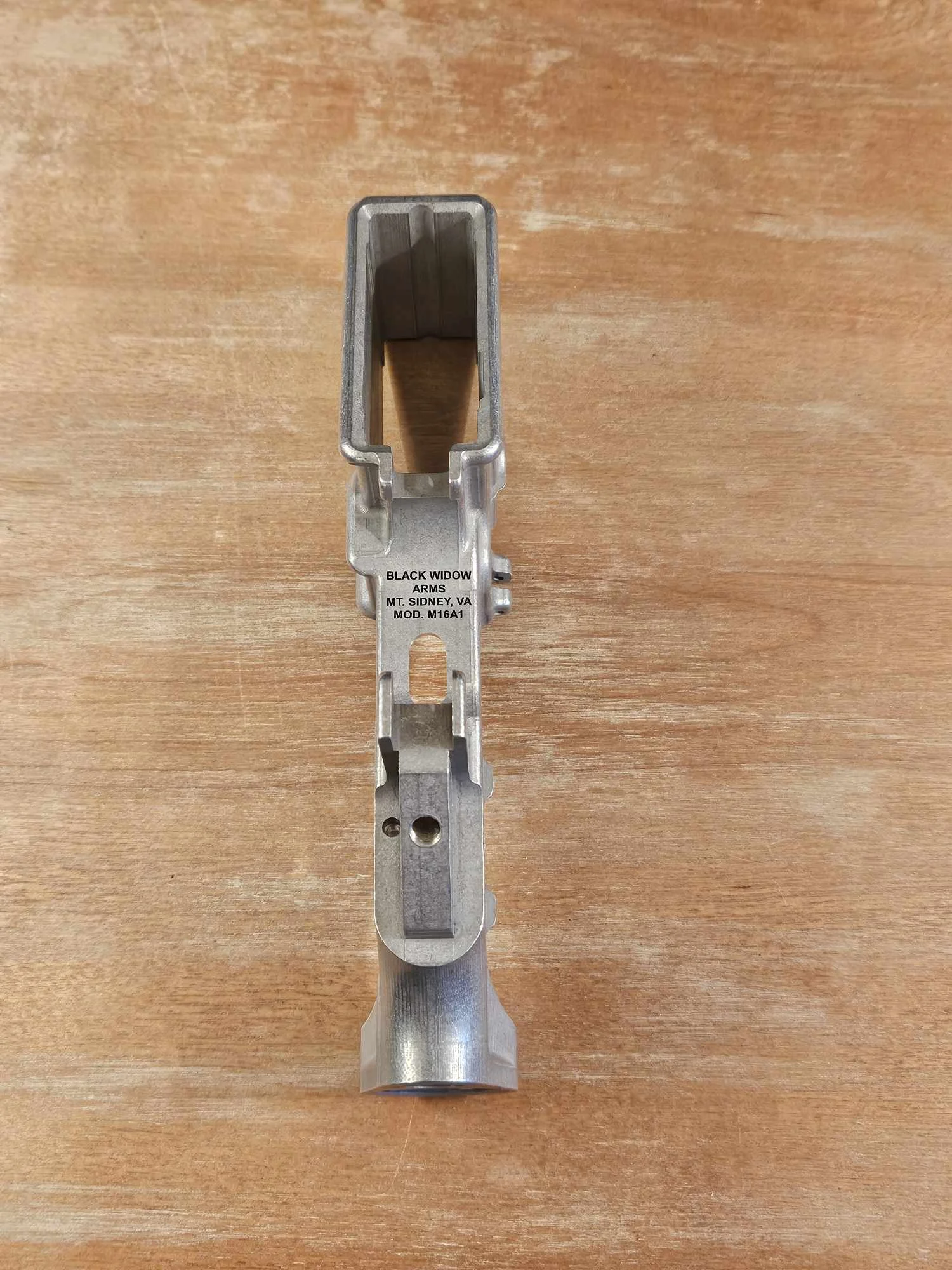 RETRO M16A1 HYDRAMATIC BILLET MACHINED AR15 LOWER RAW FINISH 4 retro m16a1 lower trigger area