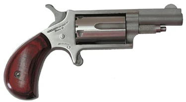 NAA MINI-REVOLVER COMBO - 22LR/22WMR 1-5/8" S/S WOOD