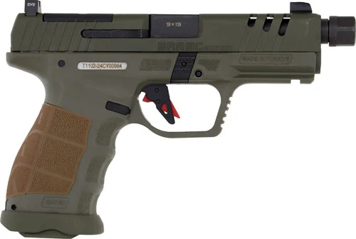 SAR USA SAR9 COMPACT SOCOM 9MM - 4.7" BBL 15/21 RD MAG SF GREEN 2 SAR USA SAR9 COMPACT SOCOM 9MM - 4.7" BBL 15/21 RD MAG SF GREEN - Image 2