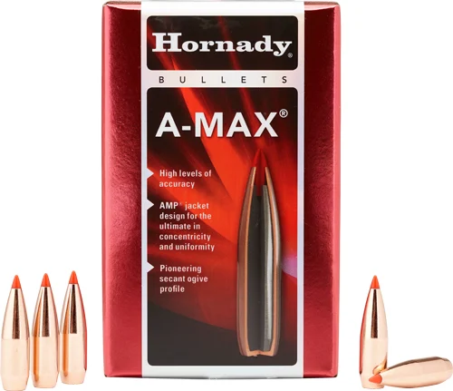 HORNADY BULLETS 50 CAL .510 - 750GR A-MAX FOR 20CT 12BX/CS 1 HORNADY BULLETS 50 CAL .510 - 750GR A-MAX FOR 20CT 12BX/CS