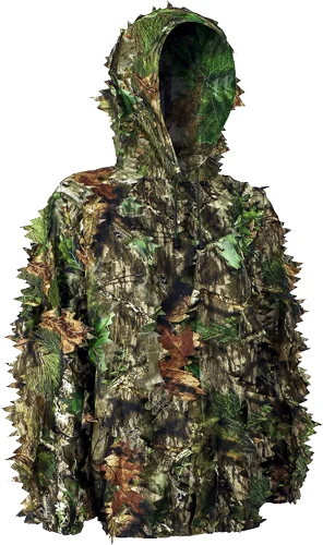 TITAN LEAFY SUIT MOSSY OAK - OBSESSION NWTF 2/3XL PANTS/TOP 2 TITAN LEAFY SUIT MOSSY OAK - OBSESSION NWTF 2/3XL PANTS/TOP - Image 2