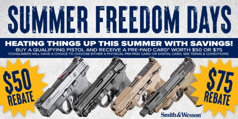 2024 SMITH & WESSON SUMMER FREEDOM DAYS REBATE