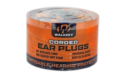 WALKER'S FOAM EAR CRDED PLUGS 50PK 1 WALKER'S FOAM EAR CRDED PLUGS 50PK