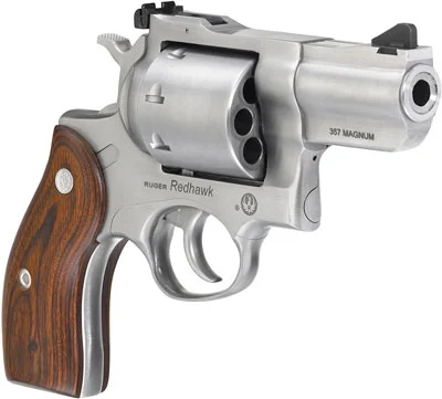 RUGER REDHAWK 357 MAG 2.75" - STAINLESS WOOD ADJUSTABE 2 RUGER REDHAWK 357 MAG 2.75" - STAINLESS WOOD ADJUSTABE - Image 2