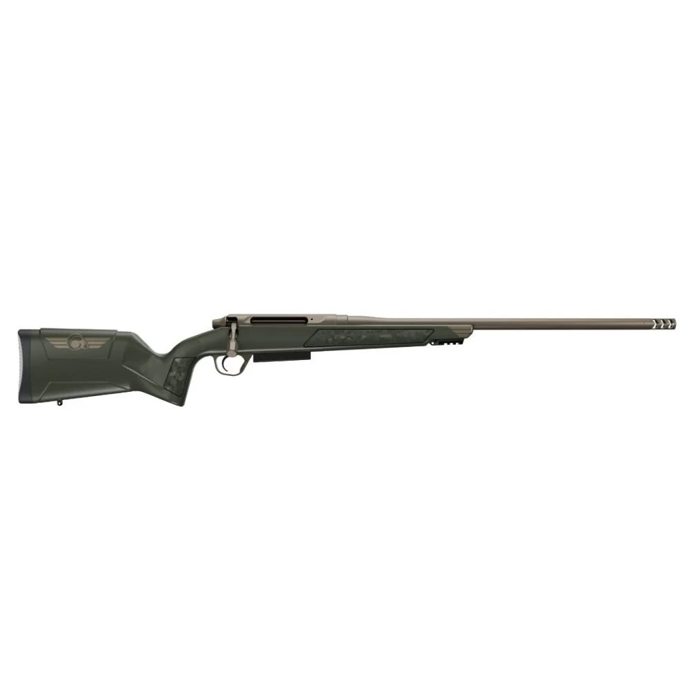 Christensen Arms Evoke Rifle 7mm PRC 4rd Magazine 22" 5/8x24" Threaded Barrel Bronze and OD Green