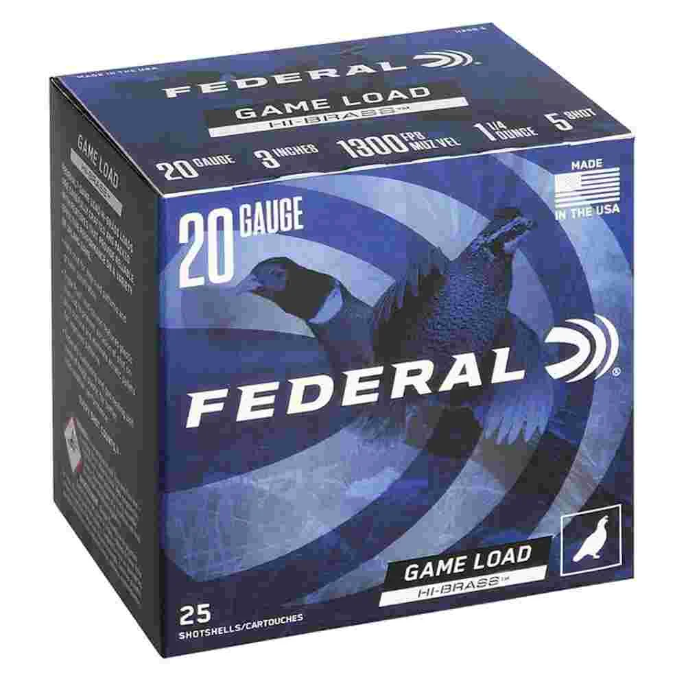 Federal Ammunition 20 Gauge Brass – 25rd