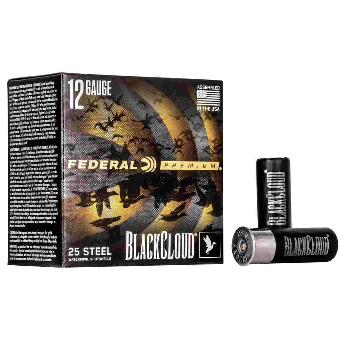 Federal Black Cloud FS Steel Shotshells 12g. 2-3/4 1-1/8oz 1500 fps #3 25/ct 1 Federal Black Cloud FS Steel Shotshells 12g. 2-3/4 1-1/8oz 1500 fps #3 25/ct