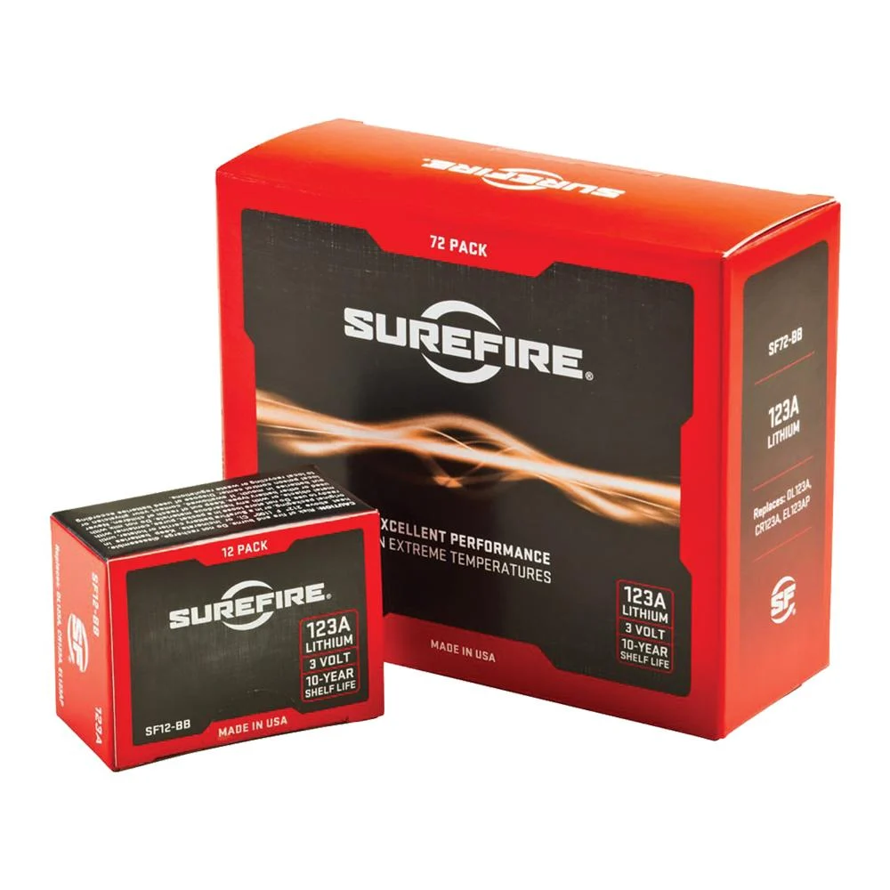Surefire 123A Lithium Batteries 12/ct 1 Surefire 123A Lithium Batteries 12/ct