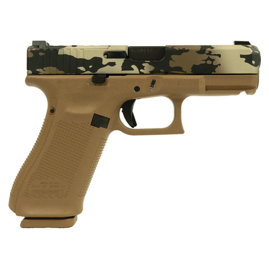 Glock V-Series Model 19x OR Camo Handgun 9mm Luger 17rd Magazines (3) 4.02" Quad Ported Barrel 1 Glock V-Series Model 19x OR Camo Handgun 9mm Luger 17rd Magazines (3) 4.02" Quad Ported Barrel