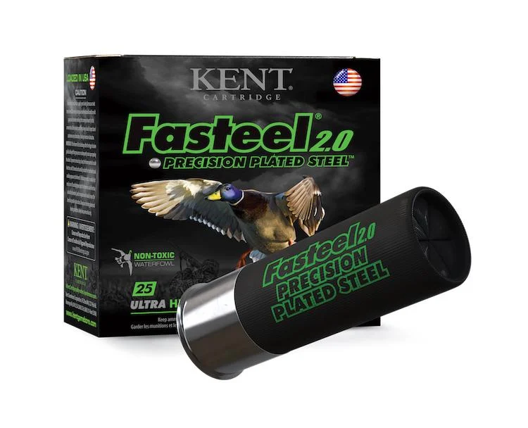 Kent Fasteel 2.0 Shotshells 12 ga 3" 1-1/4oz 1500 fps #2 25/ct 1 Kent Fasteel 2.0 Shotshells 12 ga 3" 1-1/4oz 1500 fps #2 25/ct