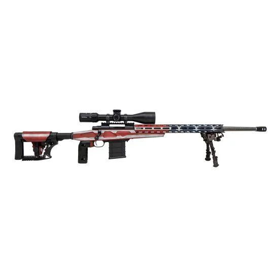 Howa M1500 Rifle 6.5 Creedmoor 10rd Magazines (3) 24" Barrel US Flag MDT Grip