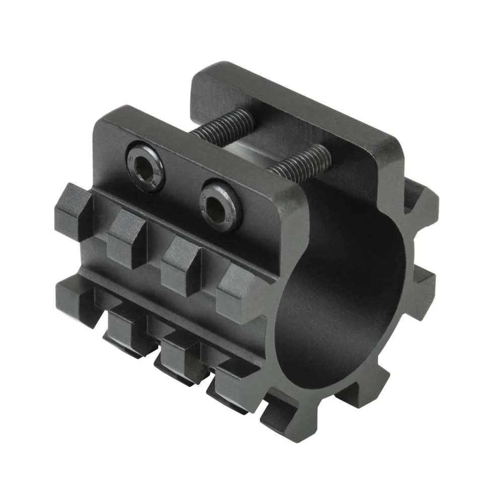 NcStar 12ga Shotgun Tri-Rail Weaver Style Mount for 1" Mag Tube 1 NcStar 12ga Shotgun Tri-Rail Weaver Style Mount for 1" Mag Tube