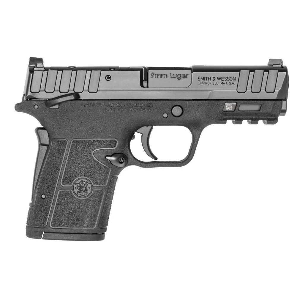 Smith & Wesson Equalizer Handgun 9mm Luger 10rd Magazines (2) 3.675" Barrel Black Optic Ready Thumb Safety 1 Smith & Wesson Equalizer Handgun 9mm Luger 10rd Magazines (2) 3.675" Barrel Black Optic Ready Thumb Safety