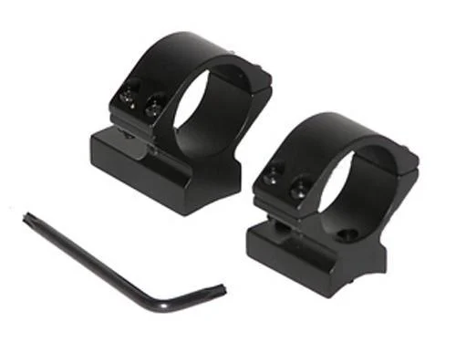 Talley Lightweight Alloy Scope Mounts - Black Anodized - 1" - Low Weatherby Accumark - Magnum - Mark V (9 LUG) 1 Talley Lightweight Alloy Scope Mounts - Black Anodized - 1" - Low Weatherby Accumark - Magnum - Mark V (9 LUG)