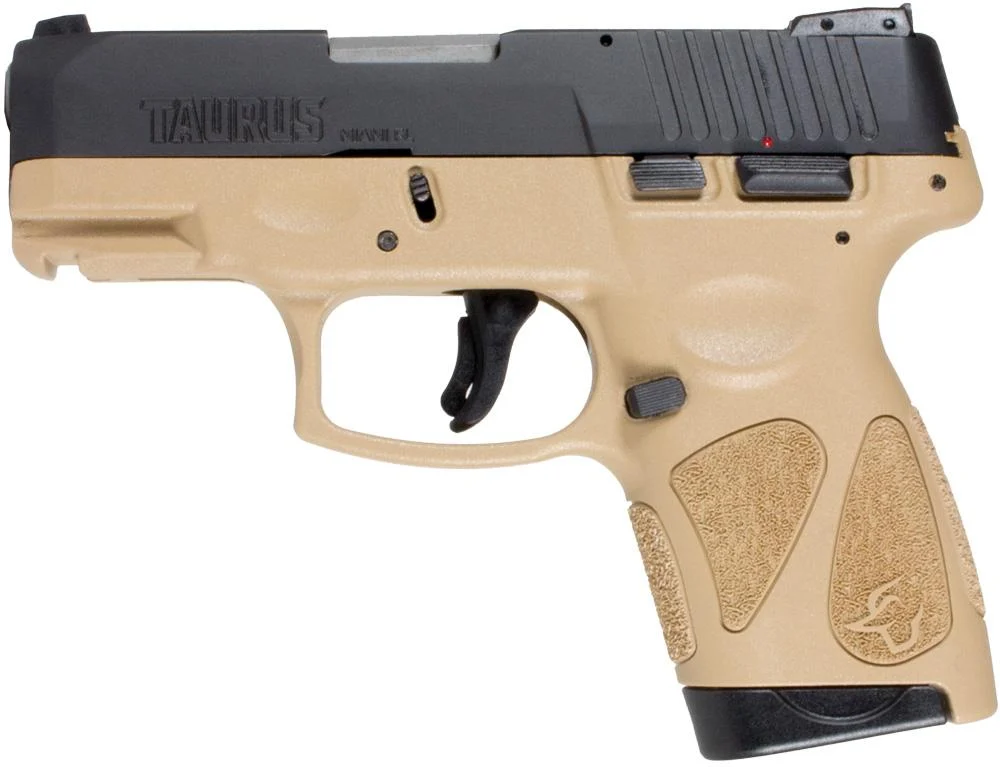 Taurus G2S 9mm Luger 7rd Magazine 3.2″ Barrel Black Slide/FDE Grip