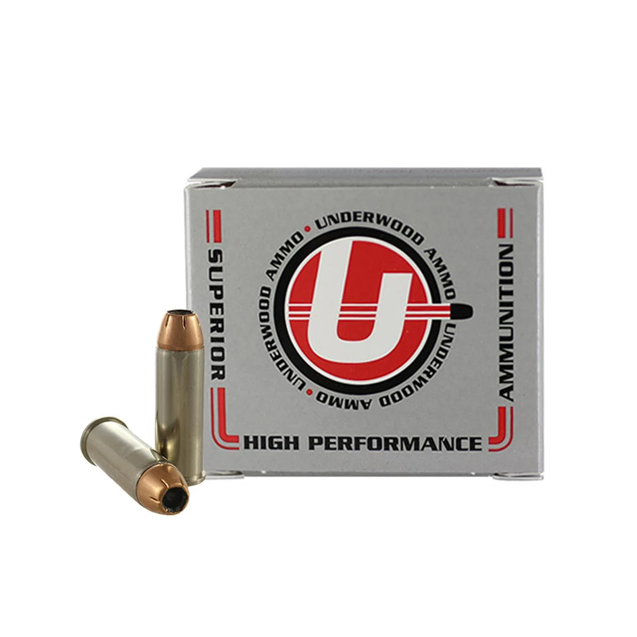 Underwood Hunting & Self Defense Handgun Ammunition .44 Rem Mag 240gr JHP 1500 fps 20/ct 1 Underwood Hunting & Self Defense Handgun Ammunition .44 Rem Mag 240gr JHP 1500 fps 20/ct