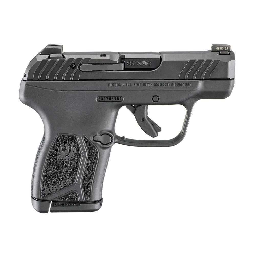 Ruger LCP Max Handgun .380 ACP 10rd Magazine 2.8" Barrel Black Manual Safety 1 Ruger LCP Max Handgun .380 ACP 10rd Magazine 2.8" Barrel Black Manual Safety