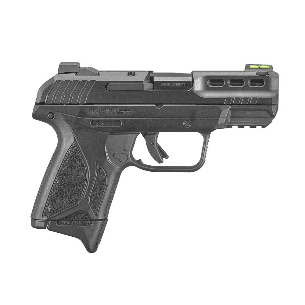 Ruger Lite Rack Security-380 Handgun .380 Auto 10rd Magazines (2) 3.42" Barrel Fiber Front Sight