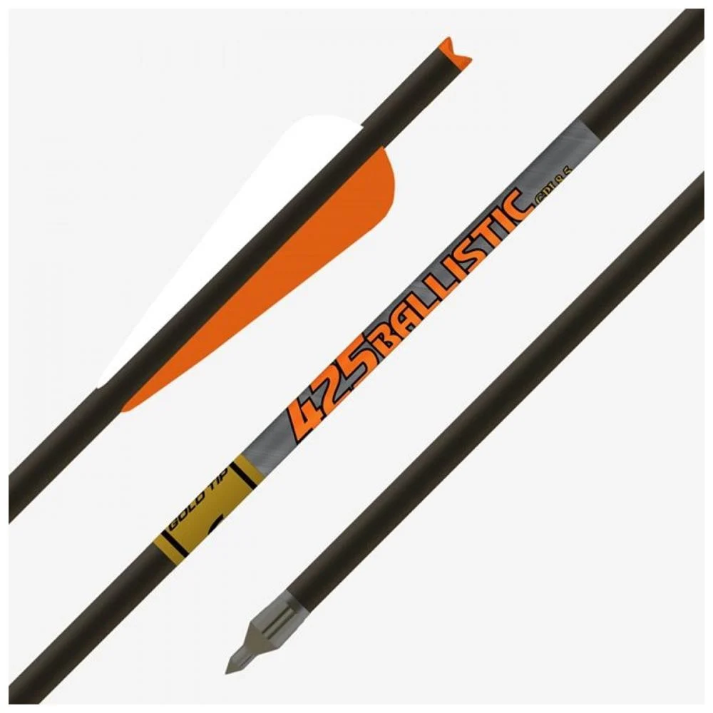 Gold Tip Ballistic Crossbow Bolt 22in – 4in Duravanes – 1/2dz