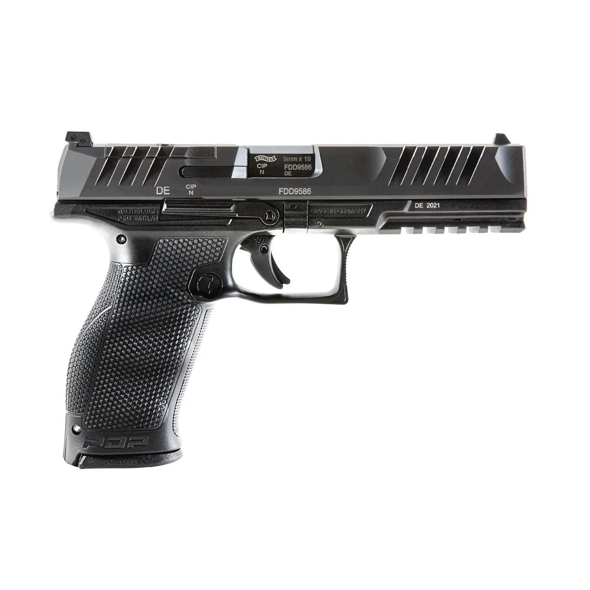 Walther PDP Full Size Optic Ready Handgun 9mm Luger 18rd Magazines(2) 5" Barrel
