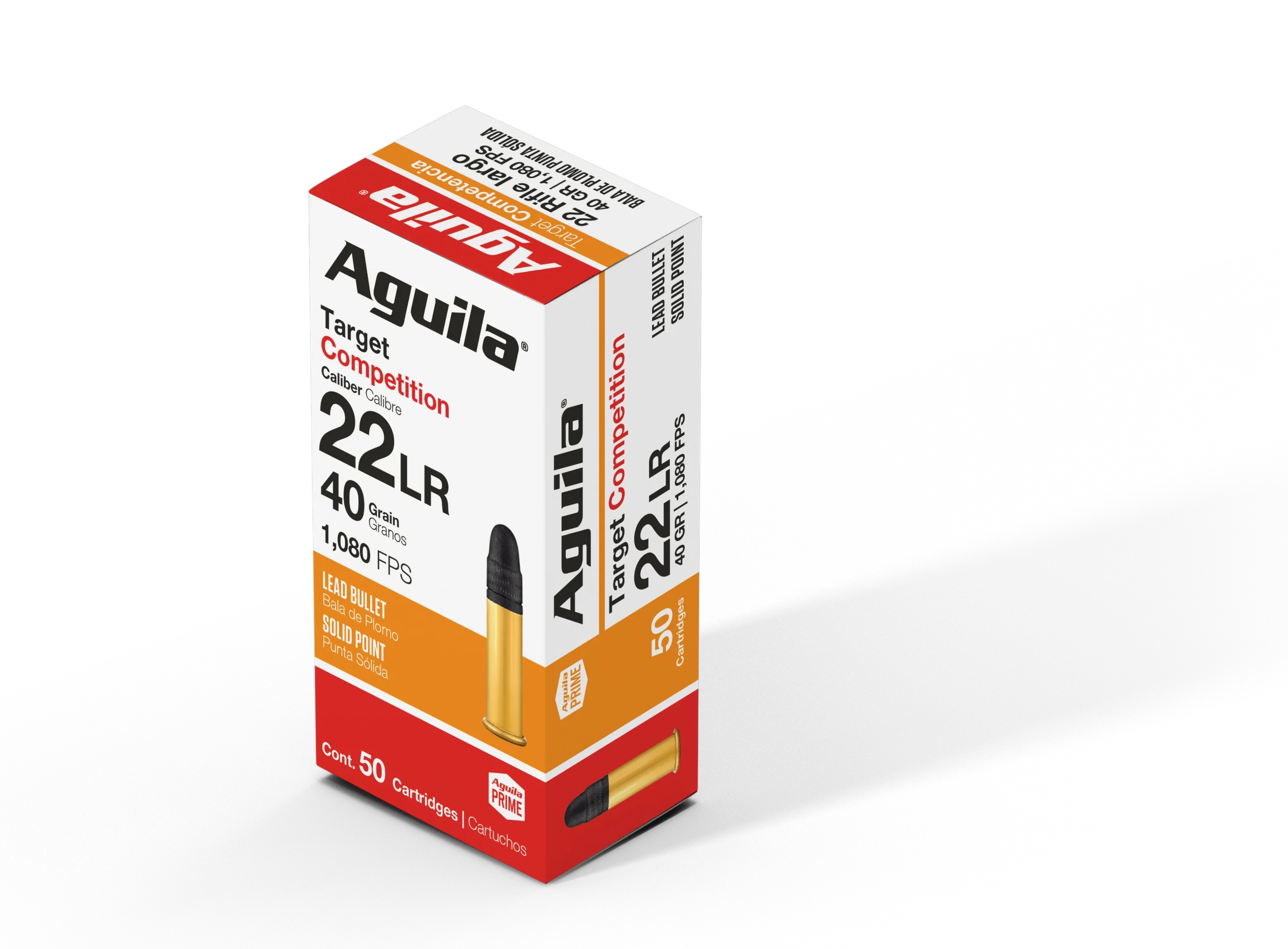 AGUILA 22LR SV SP TRGT 40GR 50RD BX 20 BXS PER CS 1 AGUILA 22LR SV SP TRGT 40GR 50RD BX 20 BXS PER CS