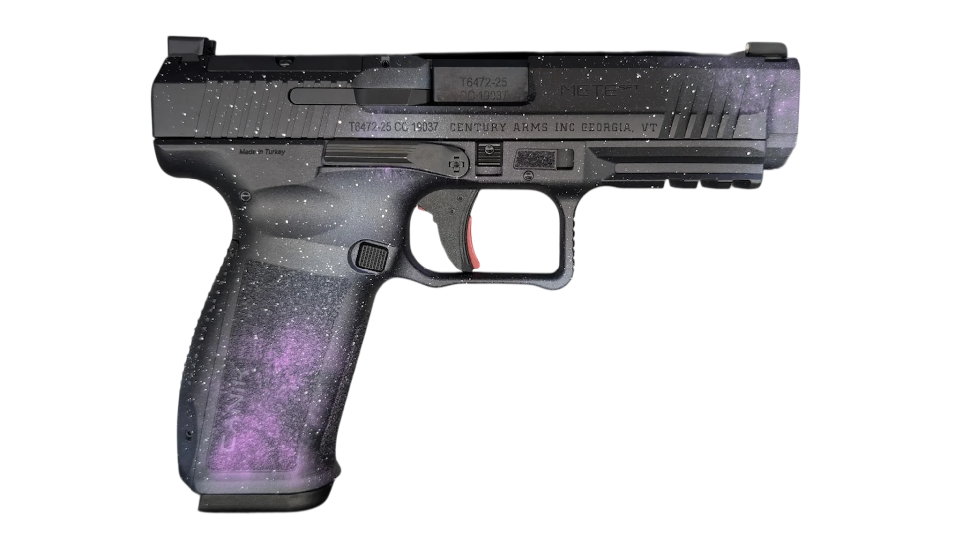 CENTURY CANIK METE SFT GALAXY 9MM BLK PSTL 4.46 BRL 1-18RD MAG 1 CENTURY CANIK METE SFT GALAXY 9MM BLK PSTL 4.46 BRL 1-18RD MAG