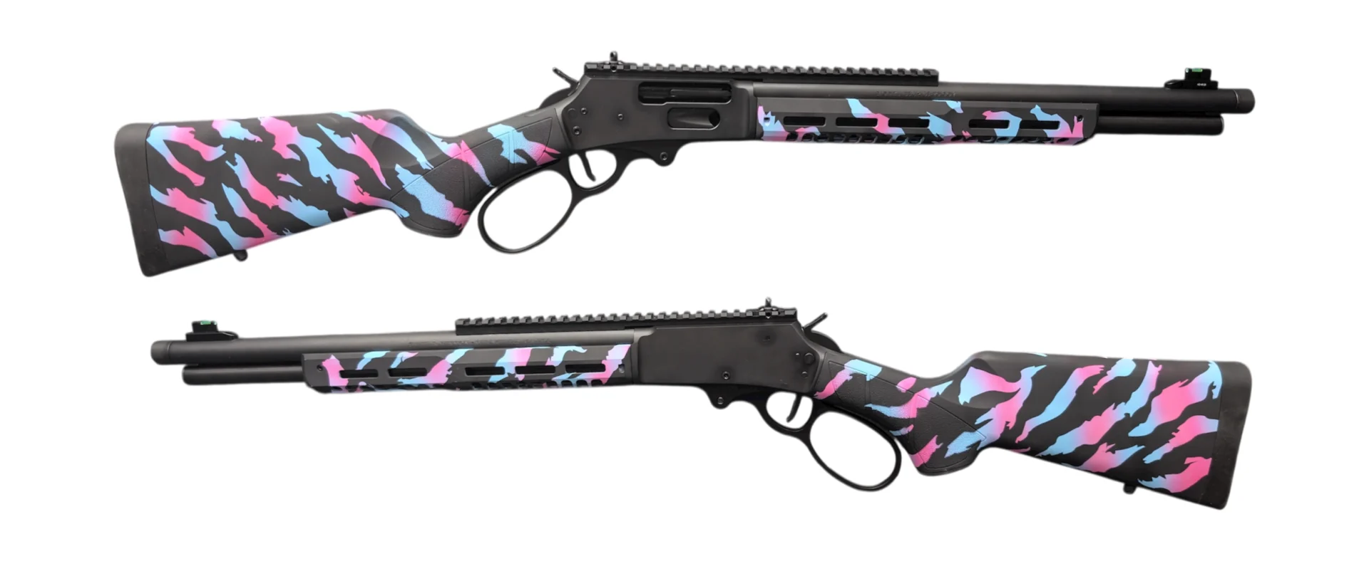 SMITH & WESSON 1854 STEALTH HUNTER MIAMI TIGER STRIPE 30/30 WIN 16.5" 5+1RD 1 SMITH & WESSON 1854 STEALTH HUNTER MIAMI TIGER STRIPE 30/30 WIN 16.5" 5+1RD