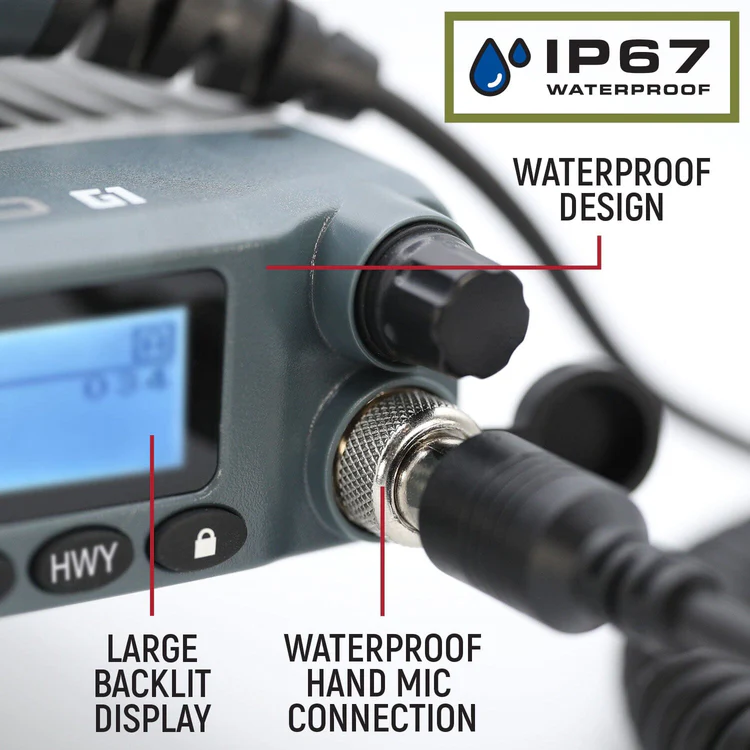 Rugged G1 ADVENTURE SERIES Waterproof GMRS Mobile Radio 8 Rugged G1 ADVENTURE SERIES Waterproof GMRS Mobile Radio